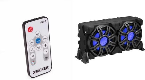Kicker 51MWLE104 - MWE بحجم 10 بوصة محملة بحرية متميزة مع المبرد السلبي 4OHM (يشمل LED REMOTE) in Saudi Arabia
