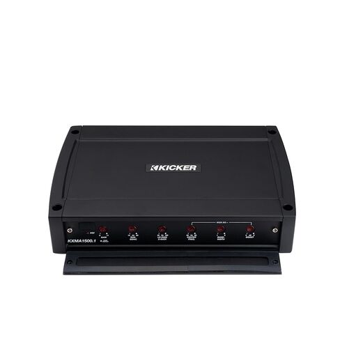 Kicker (4) 51MWLE104 - MWE 10-Inch Loaded Premium Marine Sub Encl w/Passive Radiator 4ohm & 51KXMA15001 Marine Amp Bundle in Saudi Arabia