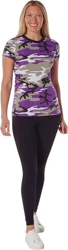 Rothco Women's Longer T-Shirt, Woodland Camo, XX-Large in Saudi Arabia