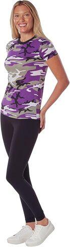 Rothco Women's Longer T-Shirt, Woodland Camo, XX-Large in Saudi Arabia