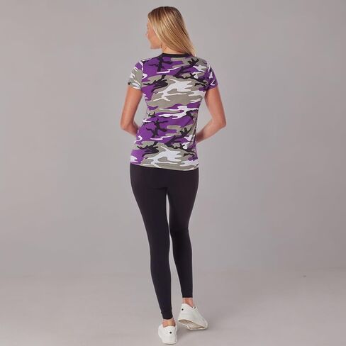 Rothco Women's Longer T-Shirt, Woodland Camo, XX-Large in Saudi Arabia