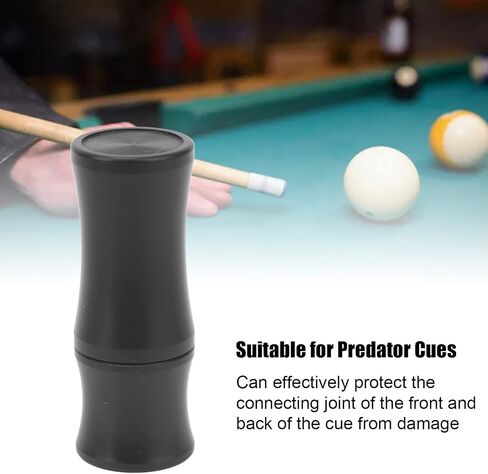 Premium POM Pool Joint Protectors for Predator Billiard Cues Wear Resistant, Lightweight, Easy to Replace, Protects Quick Joints, Enhances Cue Longevity (Black) in Saudi Arabia