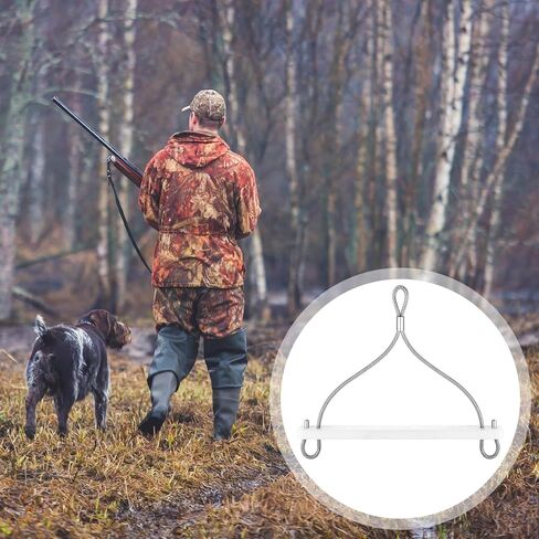 Blulu Rabbit Hanger Gambrel لصغيرة الحجم حيوانات أرنب شماعات الصيد المحمولة Gambrel Hopper Popper Dispatcher لمعالجة الأرانب و Raccoon الصغيرة in Saudi Arabia