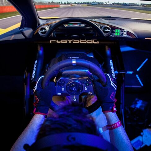 Logitech Driving Force G920 عجلة القيادة والدواسات ، 941-000123 (عجلة القيادة والدواسات F/PC و Xbox One) (متجددة) in Saudi Arabia