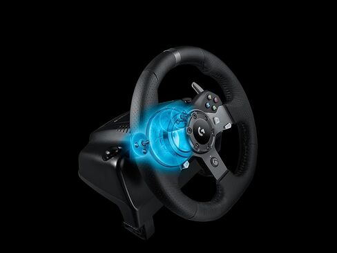 Logitech Driving Force G920 عجلة القيادة والدواسات ، 941-000123 (عجلة القيادة والدواسات F/PC و Xbox One) (متجددة) in Saudi Arabia