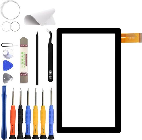 استبدال Digitizer الشاشة الجديدة متوافق مع Contixo Kids Tablet V8 (V9) [مع وظيفة اللمس] [7 بوصة] مع أدوات أدوات الإصلاح المتخصصة. (لا يوجد رقم شاشة LCD)-مع مادة لاصق OCA in Saudi Arabia