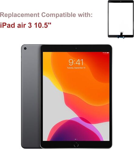 استبدال New New Screen Digitizer لـ iPad AIR 3 10.5 '' 2019 A2152 A2123 A2153 A2154 مع شاشة LCD التي لاصق OCA لا. in Saudi Arabia