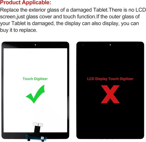 استبدال New New Screen Digitizer لـ iPad AIR 3 10.5 '' 2019 A2152 A2123 A2153 A2154 مع شاشة LCD التي لاصق OCA لا. in Saudi Arabia