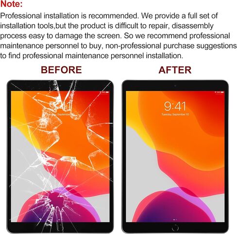 استبدال New New Screen Digitizer لـ iPad AIR 3 10.5 '' 2019 A2152 A2123 A2153 A2154 مع شاشة LCD التي لاصق OCA لا. in Saudi Arabia