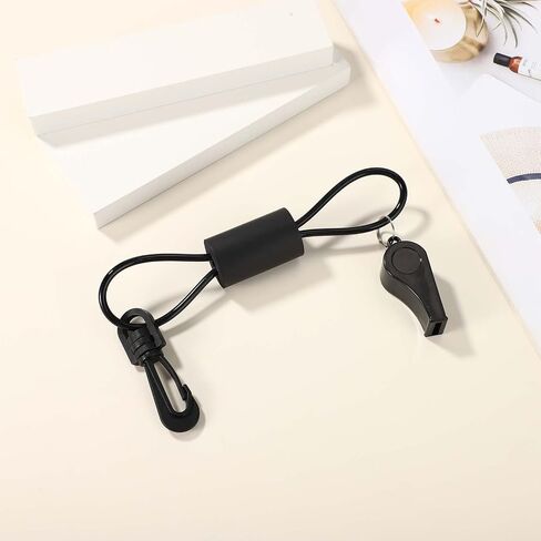 Whistle with Lanyard for Safety Boat, Plastic Loud Blast Emergency Survival Whistle for Boating Kayaking Camping Hiking Hunting Rescue Signaling Life Jacket Accessories in Saudi Arabia