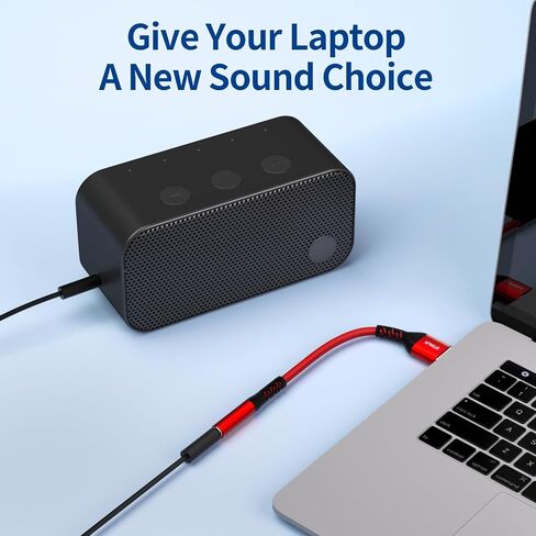 USB to 3.5mm Jack Audio Adapter (2-Pack), External Sound Card Converter，STSAUX USB-A to 3.5mm TRRS 4-Pole Mic Female with PC Windows, Laptop, Mac, Desktops, Linux, Plug and Play No Drivers Needed in Saudi Arabia