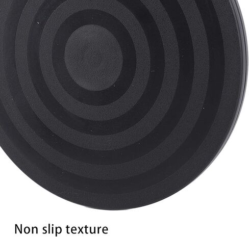 Sculpture Turntable, Rotating Stand Plastic 20cm Diameter 360 Degree Rotating Turntable Spin Display Stand for TVs Laptops Plants Artwork in Saudi Arabia