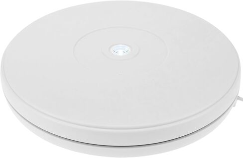 قاعدة Girevole Elettrico DI 25CM PIATTAFORMA ROTANTE BIANCO GIRATUTTO CON ILLUMINAZIONE A LED in Saudi Arabia