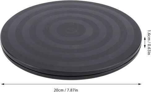 Rotate Turntable, 8" Diameter, 360 Degree Rotating Stand, Plastic Turntable, Versatile Swivel Stand for TVs, Laptops, Plants, Crafts in Saudi Arabia