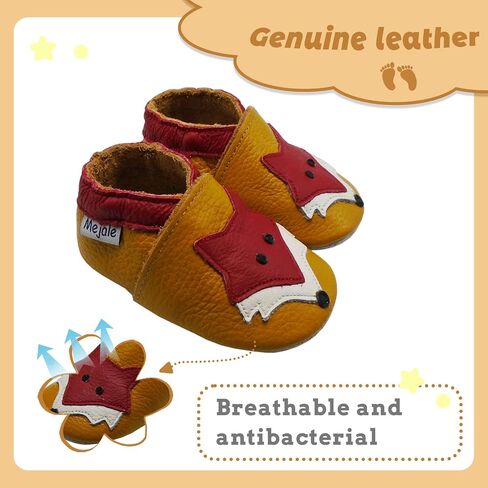 Mejale Baby Shoes Soft Sole Leather Moccasins Cartoon Butterfly Infant Toddler First Walker Slippers in Saudi Arabia