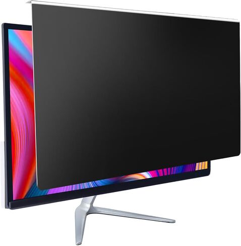 [2-Pack] Computer Privacy Screen Filter 27" Hanging Privacy Screen Protector Compatible Widescreen Computer Monitor with Aspect Ratio 16:9,Anti-Glare Privacy Screen Protector (27" Diagonal) in Saudi Arabia
