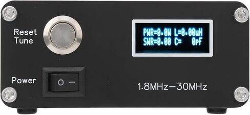 Antenna Tuner Aluminum, Tester C Type 1.8‑30Mhz Alloy Antennas ATU‑100 HAM 10‑15VDC in Saudi Arabia