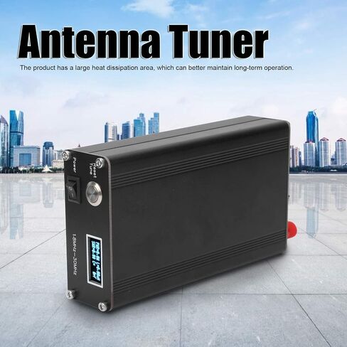 Antenna Tuner Aluminum, Tester C Type 1.8‑30Mhz Alloy Antennas ATU‑100 HAM 10‑15VDC in Saudi Arabia