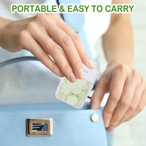 600PCS Portable Mini Soap Sheets – Scented Disposable Hand Washing Paper, Travel-Friendly & Water-Soluble Soap for Camping, Hiking & Outdoor Use in Kuwait