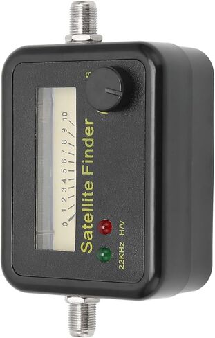 Satellite Signal Detector Professional Ultra Sensitive TV Antenna Signal Strength Meter for Easy Alignment for Technician Material: ABS Black in Saudi Arabia