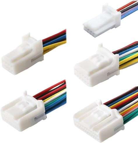 Hongpan 4 8 12 16 24 32 40 PIN AMP 0.7mm التنقل التلقائي في مرآة المرآة الصوتية مركبة مركزية موصل توصيل الأسلاك تسخير (12p أنثى) in Kuwait