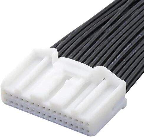 Hongpan 4 8 12 16 24 32 40 PIN AMP 0.7mm التنقل التلقائي في مرآة المرآة الصوتية مركبة مركزية موصل توصيل الأسلاك تسخير (12p أنثى) in Kuwait