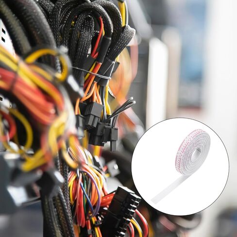 MECCANIXITY 26AWG IDC Wire Flat Ribbon Cable 5 M/16.4ft Length 1.5mm Pitch 9Pin Red and White for JTAG/ISP Connecting in Saudi Arabia