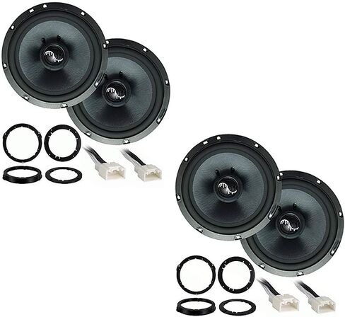 Harmony Audio HA-C65 Compatible with Ford Fusion 2013-2019 Bundled with HA-825605 Speaker Adapter Kit Premium Factory Speaker Replacement Package in Saudi Arabia