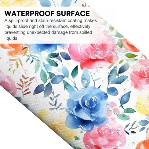 JIKIOU Large Cloud Mouse Pad Waterproof with Cloud Keyboard Wrist Pad and Cloud Mouse Wrist Pad Set, Ergonomic Computer Desk Wrist Support Mousepad for Keyboard and Mouse 35.4x15.7in Rainbow in Saudi Arabia
