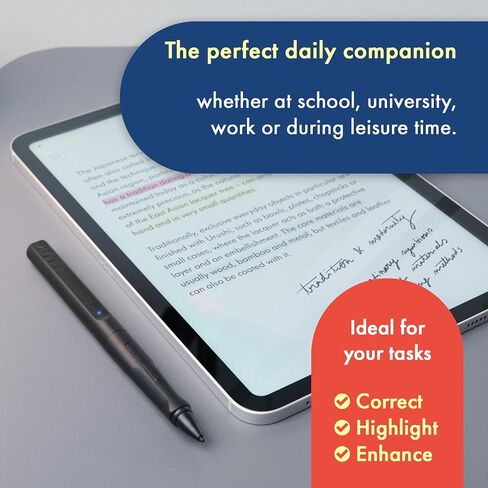 Lamy Safari Note+ Red iPad Pen - قلم القلم مع رفض النخيل ، وحساسية الإمالة والقبضة المريحة - متوافقة مع طرز وأجيال iPad المختلفة - تصل إلى 10 ساعات عمر البطارية in Saudi Arabia
