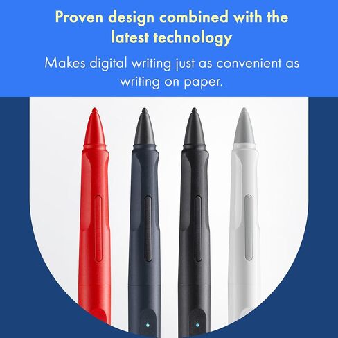 Lamy Safari Note+ Red iPad Pen - قلم القلم مع رفض النخيل ، وحساسية الإمالة والقبضة المريحة - متوافقة مع طرز وأجيال iPad المختلفة - تصل إلى 10 ساعات عمر البطارية in Saudi Arabia