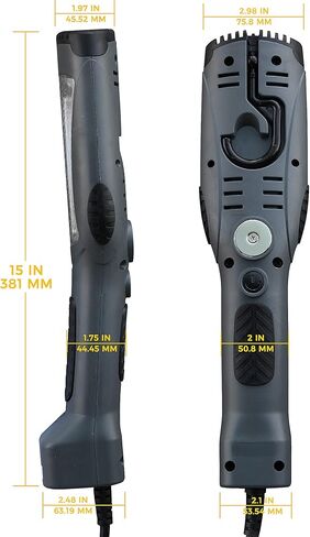 14 مقياس 45 قدم SJTOW سلك التمديد قابل للسحب ، سلك الطاقة الثقيلة ، 11 أمبير 125V 1375W مع 1600 Lumen 15ft 116awg 3c SJTW الحبل الخارجي باليد ضوء العمل في الهواء الطلق للمرآب ، ورشة عمل ، ومشهد إصلاح السيارات in Saudi Arabia