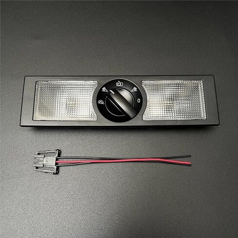 Car Dome Light Reading Lamp Compatible For B-e-t-t-l-e Bora/Golf/Passat/Polo/Touran/Phaeton/ 6Q0947291 Y20(Grey Lamp) in Saudi Arabia