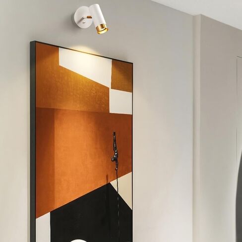 LED Reading Wall Lamp, Bedside Wall Mounted Reading Lamp, 350 ° Rotatable Headboard Spotlight, Bedroom and Study Lighting Fixtures in Saudi Arabia