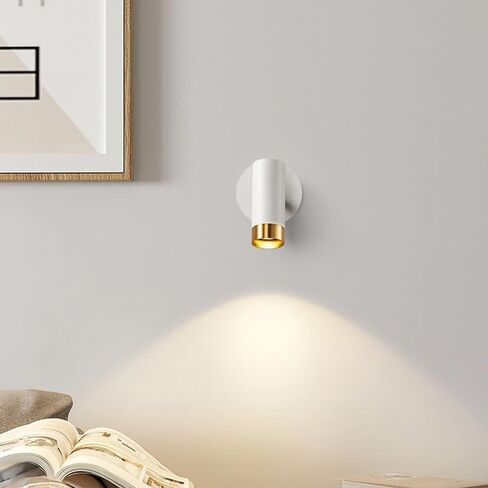 LED Reading Wall Lamp, Bedside Wall Mounted Reading Lamp, 350 ° Rotatable Headboard Spotlight, Bedroom and Study Lighting Fixtures in Saudi Arabia