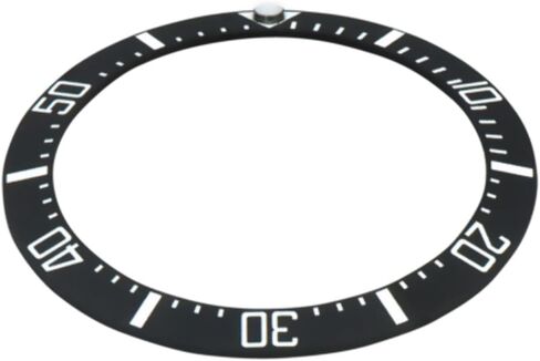 Ewatchparts Bezel Insert Ceramic Compatible With 41mm Or 42mm Omega Seamaster Engraved Font Black in Saudi Arabia