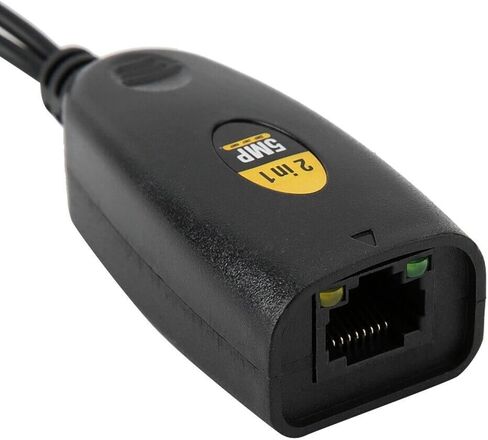 Zezefufu BNC to Poe محول ملتوية زوج المرسل فيديو Balun جهاز إرسال الأرقام AHD/CVI/TVI/CVBS in Kuwait