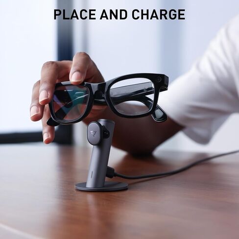 Carina S1 Charging Station Compatible with Ray-Ban Meta Smart Glasses, Compact Portable Travel, Space Gray in Kuwait