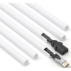 جدار غطاء الحبل ، 31.5 بوصة من طلاب الحبل التلفزيوني للتلفزيون المثبت على الحائط ، طقم إدارة الكابلات التلفزيوني الكابل ، أبيض من السباق السباق ، ومسرحيات تلفزيونية متطايرة للجدار ، وغطاء كبل خفي ، 2x L15.8in ، W1.5in H0.7in in Kuwait