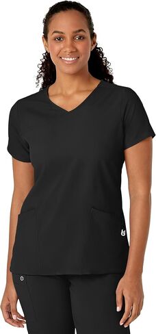 WonderWink Women's Y-Neck Wrap Top in Kuwait