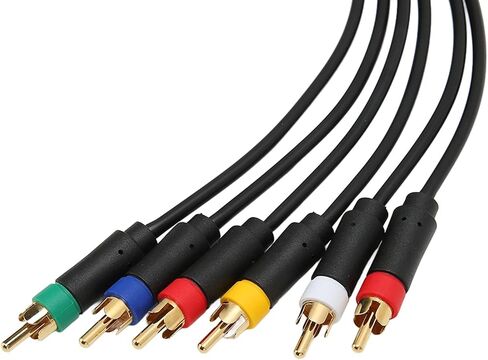 RGB RGBS Component Audio Video AV Cable Cord with 4 BNC Heads for NGC N64 SFC Game Console in Saudi Arabia