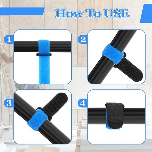 Fishing Rod Straps, 42 Pcs Fishing Rod Ties Belt Wrap Stretchy Fish Pole Straps Casting/Fly Rods Bands Accessories for Organizing and Protecting Tackle in Saudi Arabia