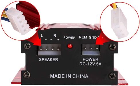 9-14V 2 قناة Mini Stereo Audio Hifi Bass Home Power Amplifier in Saudi Arabia
