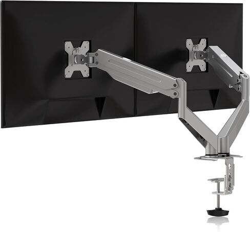 Suptek Triple Monitor Mount لمعظم شاشات من 17 إلى 32 بوصة ، وينبراء غاز تعديل Triple Monitor Mount Mount مع مجموعة Clamp & Grommet ، Black (MD8003) in Saudi Arabia
