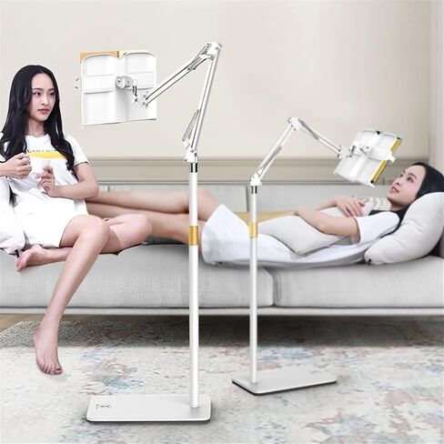 Adjustable Floor Stand for Book Reading, Extra Large Lightweight Rolling Lectern, Portable Cookbook Stand, Sturdy Book Holder for Textbooks Recipe Reading in Saudi Arabia