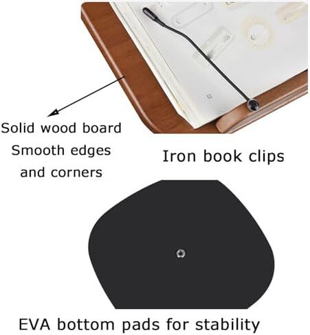 Adjustable Floor Stand Holder for Reading, Ideal for Recipes, Textbooks, and Sheet Music, 180° Angle Adjustment in Saudi Arabia