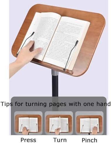 حامل حامل أرضي قابل للتعديل للقراءة والعرض ، وهو مثالي للكتب المدرسية والموسيقى الصفائح والوصفات ، والارتفاع القابل للتخصيص من 50 إلى 170 سم in Saudi Arabia