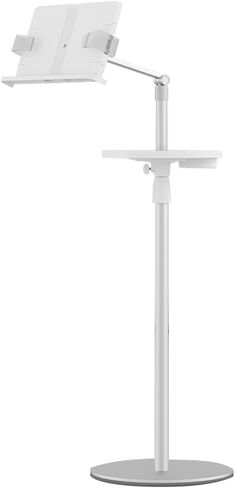 Adjustable Floor Stand with Tray for Sheet Music and Recipes, Panel Width and Angle Customizable in Saudi Arabia