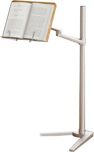 Adjustable Floor Stand for Books and Sheet Music, 180° Angle and Height Customization, Ideal for Reading and Cooking in Saudi Arabia