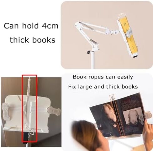 Adjustable Floor Stand Holder for Books and Sheet Music, Perfect for Reading Podiums, Recipes, and Textbooks in Saudi Arabia